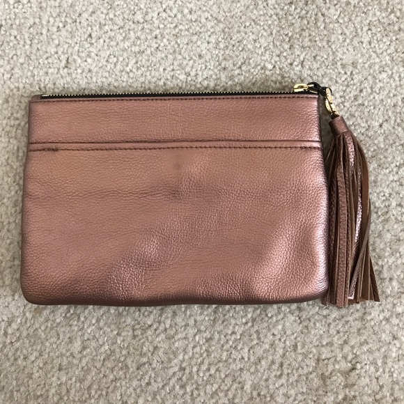 Aimee Kestenberg RFID Leather Pouch w Tassel-Flore - Picture 2 of 5